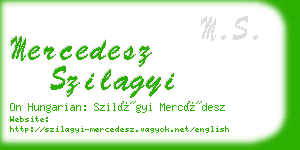 mercedesz szilagyi business card